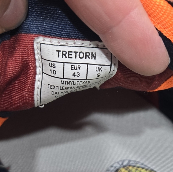 Tretorn Nylite Andre 3000 Men Sneakers sz 10 Red Blue Night Chili Pepper x 3K - Picture 8 of 9